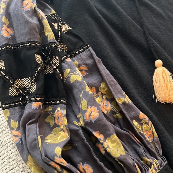 Free People dress with unique designs on sleeves - Picture 2 of 3